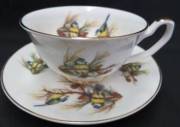 Blue Tit Cup and Saucer