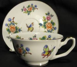 Oriental Garden Cup and Saucer